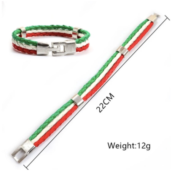 Lovely three-color bracelet of the flag of IRAN - Picture 2 of 2